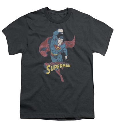 Desaturated Superman  Kids T-Shirt