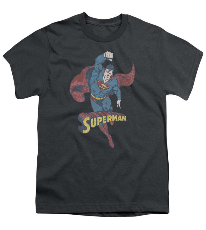 Desaturated Superman  Kids T-Shirt