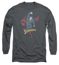 Desaturated Superman  Long Sleeve Shirt