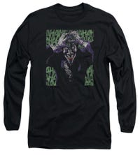 Insanity Joker Batman Long Sleeve Shirt