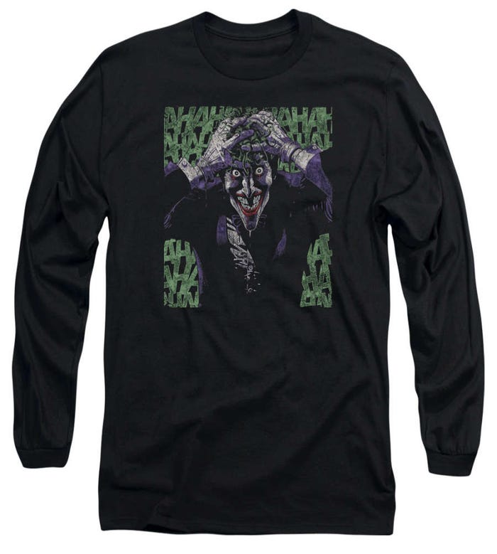 Insanity Joker Batman Long Sleeve Shirt