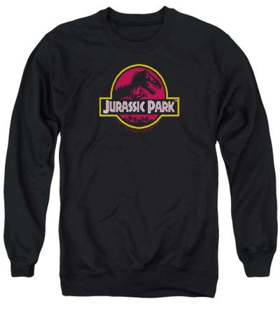 Jurassic Park 8-Bit Logo Sweatshirt