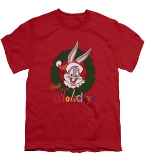 Looney Tunes Holiday Bunny Kids T-Shirt