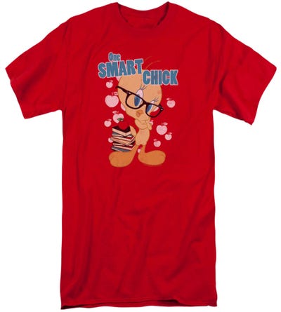 Looney Tunes One Smart Chick Tall T-Shirt