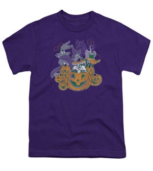 Looney Tunes Spooky Pals Pumpkin Kids T-Shirt