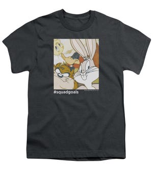 Looney Tunes Squad Goals Kids T-Shirt