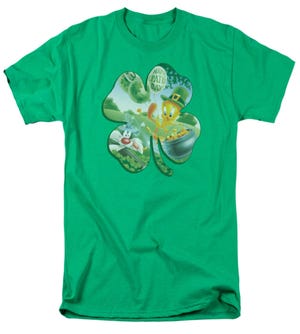 Looney Tunes Tweety Bird Irish Shamrock T-Shirt