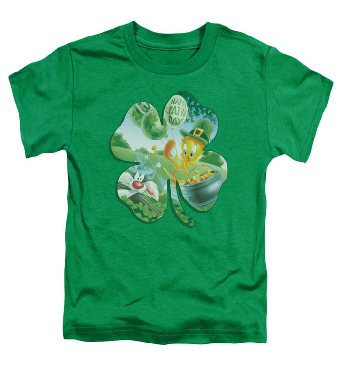 Looney Tunes Tweety Bird Irish Shamrock Toddler T-Shirt