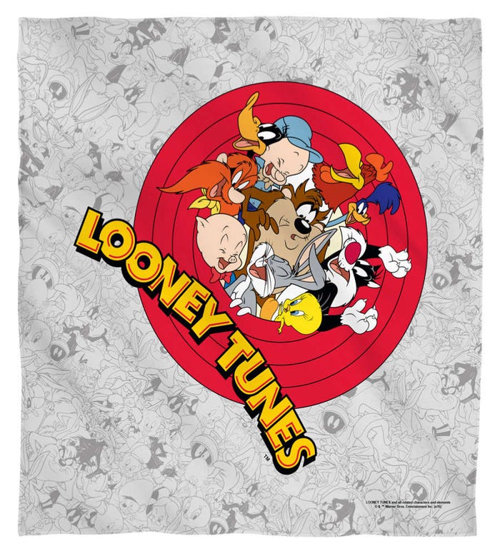 Looney Tunes Warner Bros. Group Burst Logo Bandana