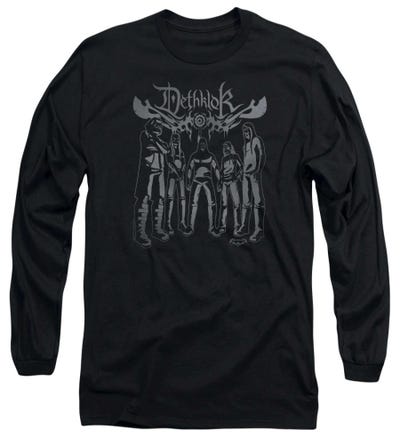 Metalocalypse Dethlock Band Long Sleeve Shirt