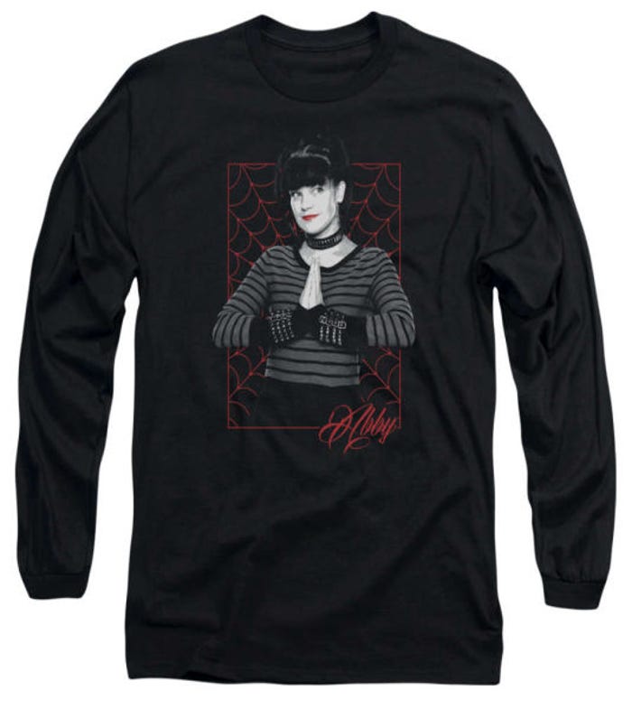 NCIS Abby Webs Long Sleeve Shirt