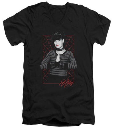 NCIS Abby Webs V-Neck T-Shirt
