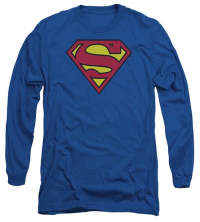 Official Superman Long Sleeve Shirt