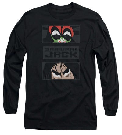 Samurai Jack Stare Down Long Sleeve Shirt