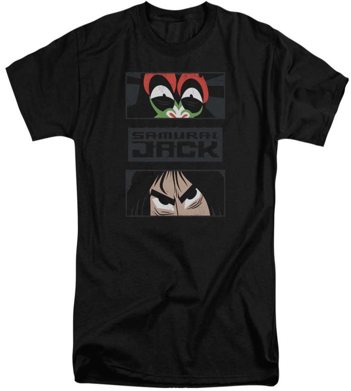 Samurai Jack Stare Down Tall T-Shirt