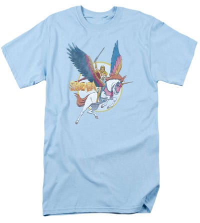 She Ra And Swiftwind Logo T-Shirt