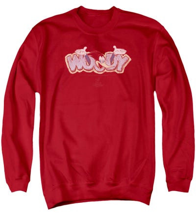 Sketchy Bird Woody Woodpecker Logo Sweatshirt