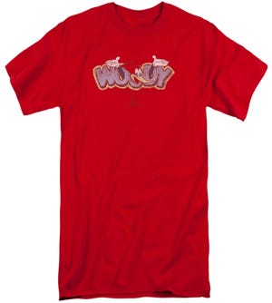 Sketchy Bird Woody Woodpecker Logo Tall T-Shirt