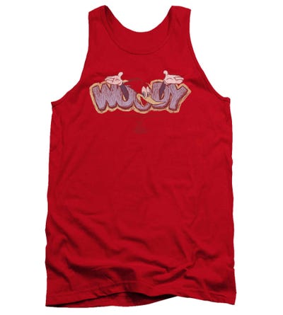 Sketchy Bird Woody Woodpecker Logo Tank Top