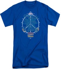 Smarties Peace Lollies Tall T-Shirt