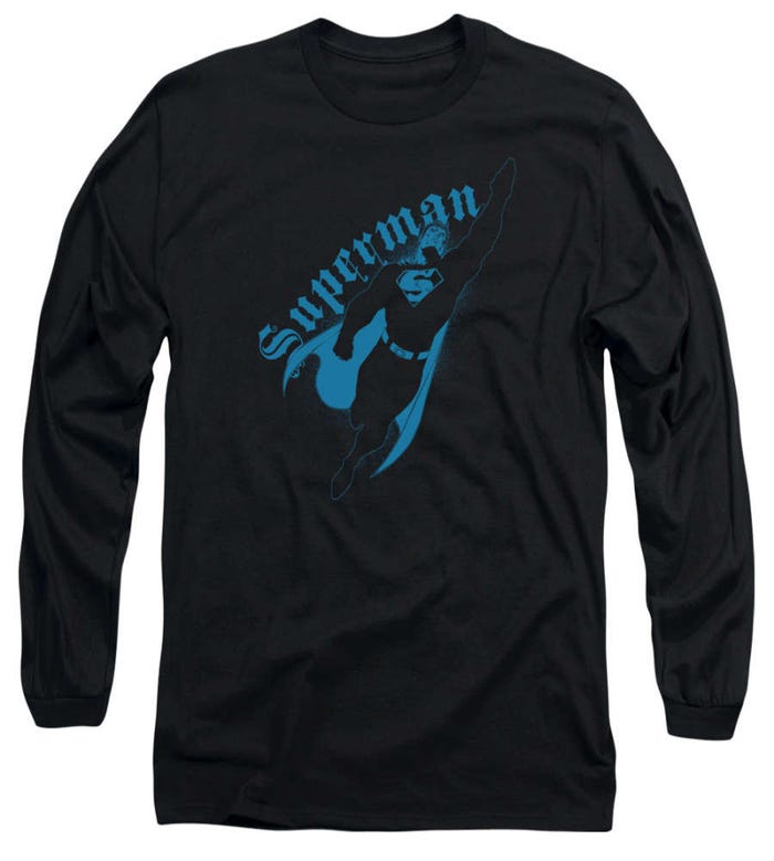 Superman Darkness Long Sleeve Shirt
