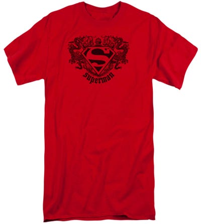 Superman Dragon Tall T-Shirt