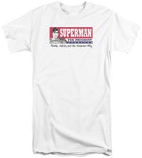 Superman For President Tall T-Shirt