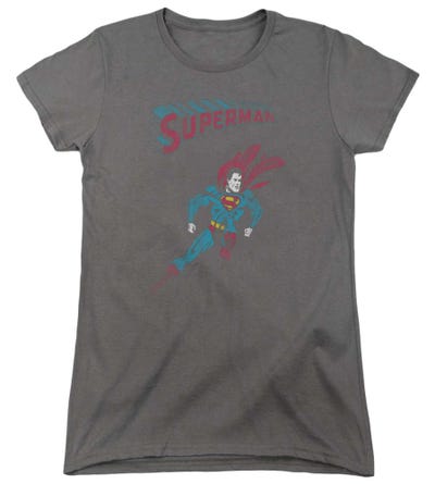 Superman It Tickles Womens T-Shirt