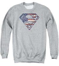 Superman Patriotic Flag Sweatshirt