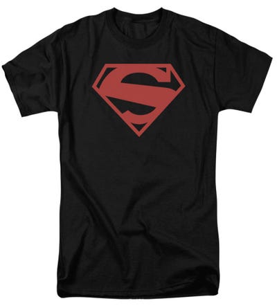 Superman Red Block T-Shirt