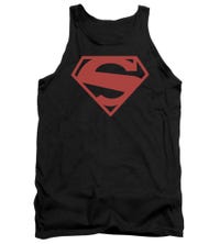 Superman Red Block Tank Top