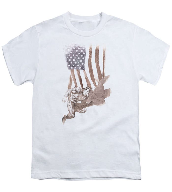Superman Super American Kids T-Shirt