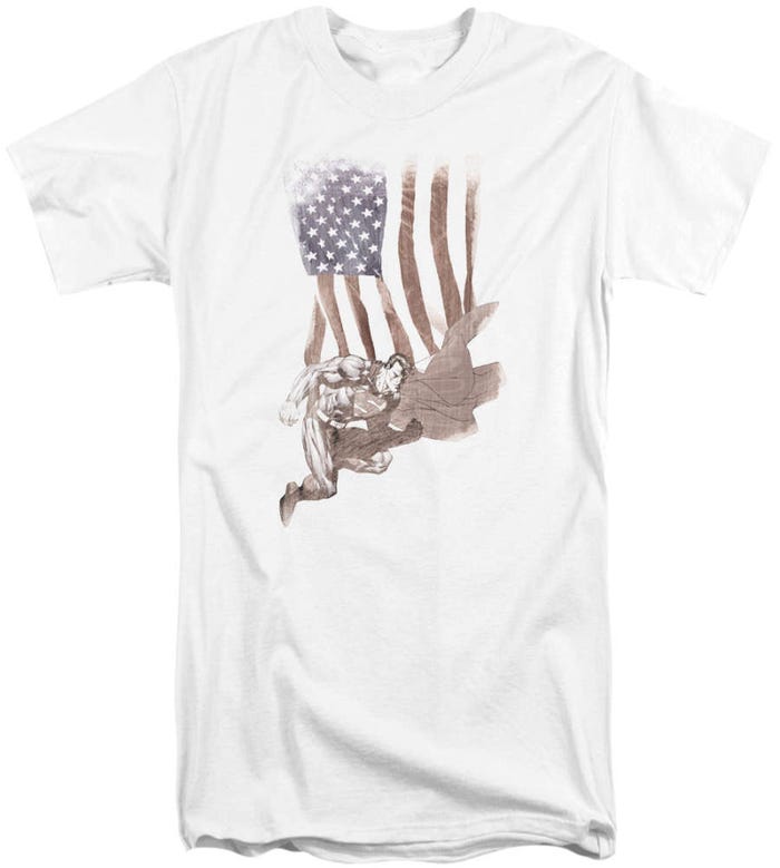 Superman Super American Tall T-Shirt