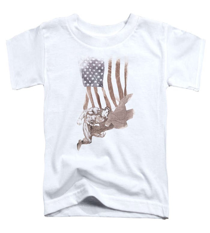 Superman Super American Toddler T-Shirt