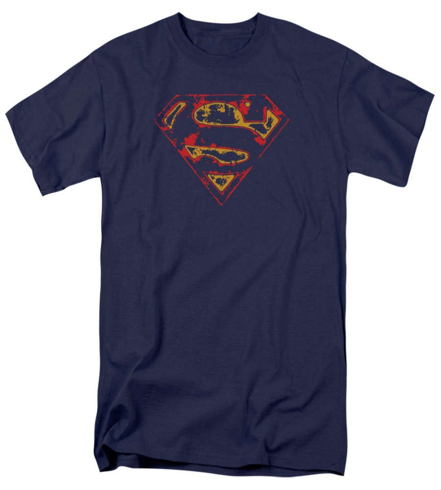 T-Shirt Col V Adulte Superman Rose yonacrea Super Maîtresse 
