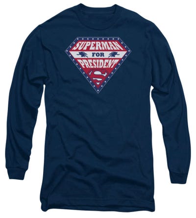 Superman Superman For Office Long Sleeve Shirt