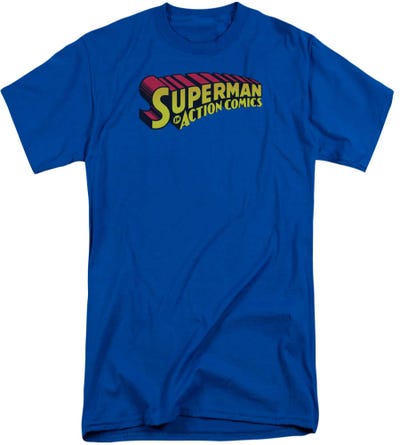 Superman Superman In  Tall T-Shirt