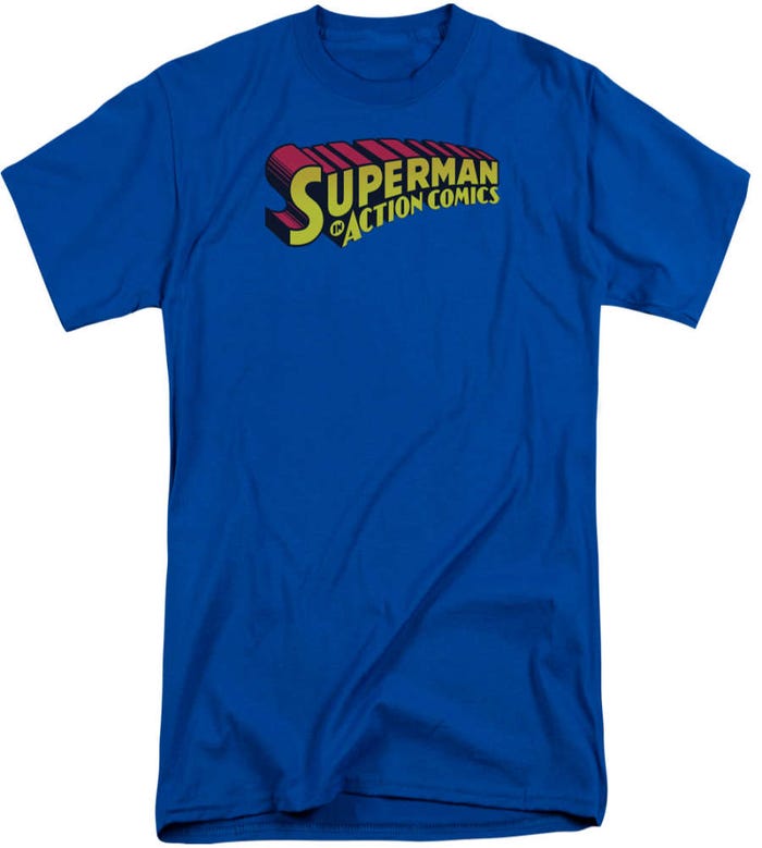 Superman Superman In  Tall T-Shirt