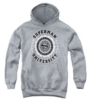 Superman University  Kids Hoodie