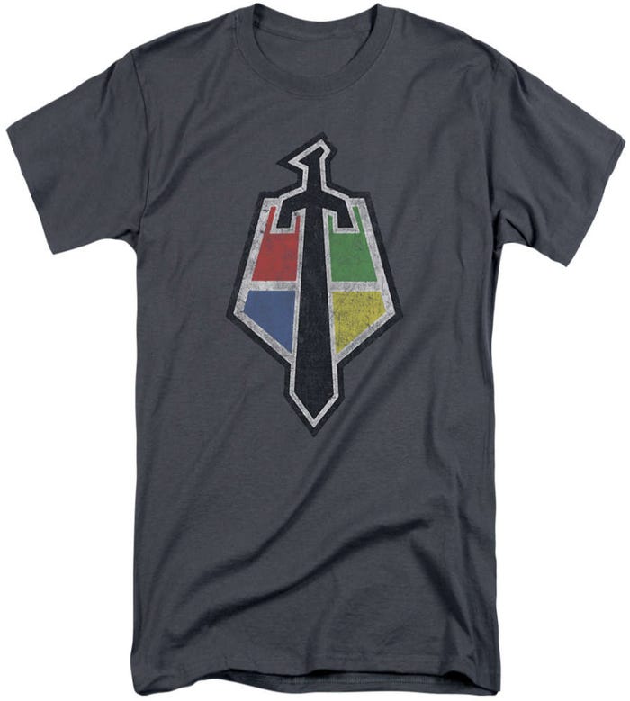 Voltron Sigil Robotic Crest Tall T-Shirt