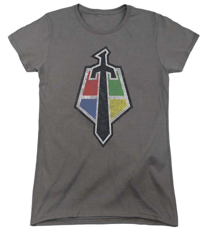 Voltron Sigil Robotic Crest Womens T-Shirt