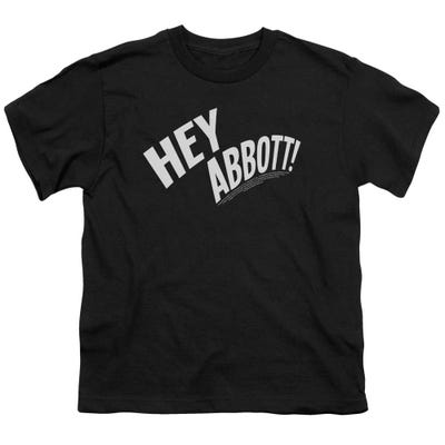 Abbott and Costello Hey Abbott! Kids T-Shirt