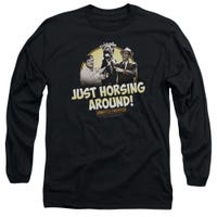Abbott and Costello Just Horsing Around! Long Sleeve Shirt