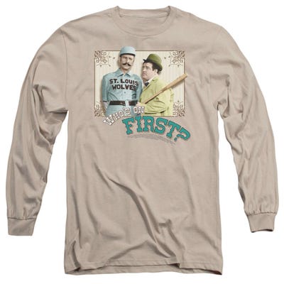 Abbott and Costello Who's On First? Long Sleeve Shirt