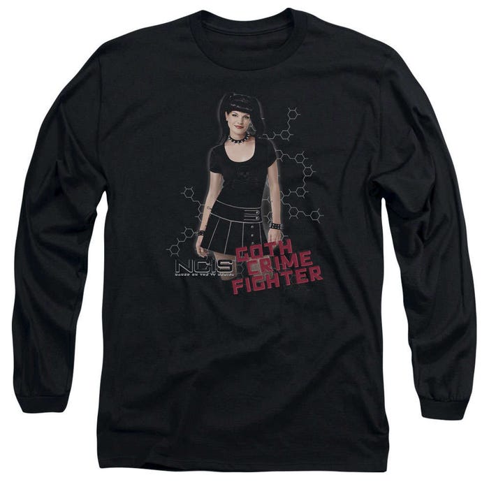 Abby The Gothic Crime Fighter NCIS Long Sleeve Shirt