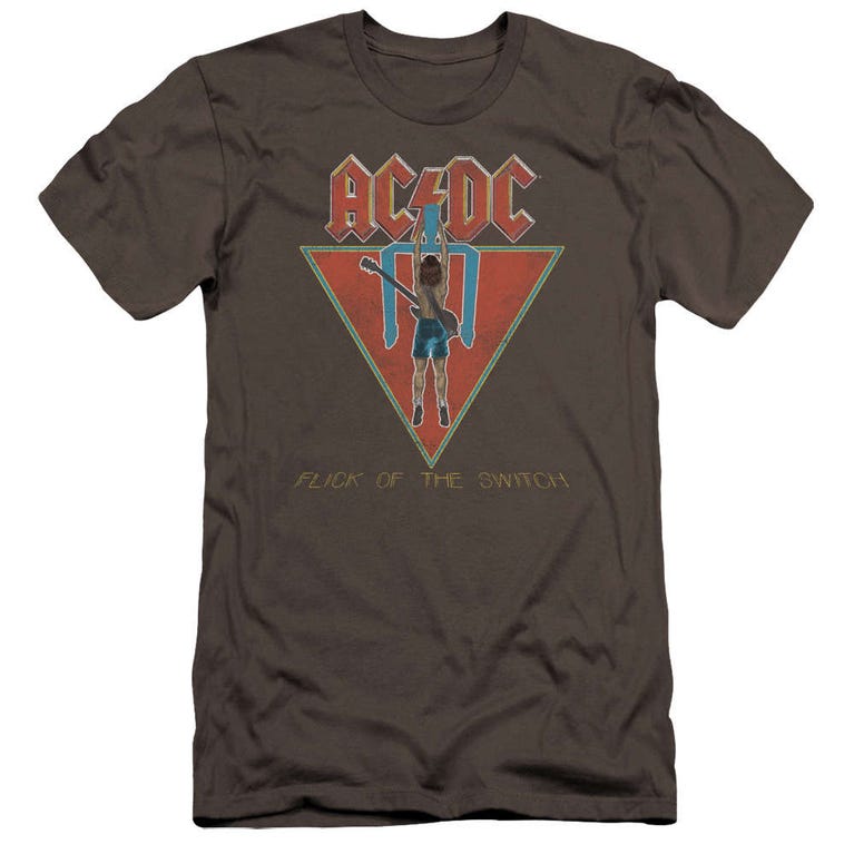 ACDC Flick Of The Switch Premium Slim Fit T-Shirt