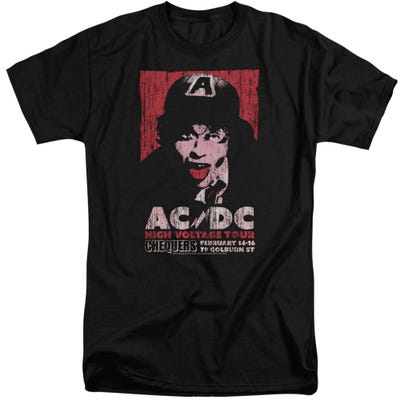 ACDC High Voltage Live 1975 Tall T-Shirt