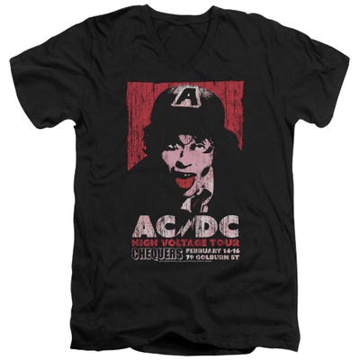 ACDC High Voltage Live 1975 V-Neck T-Shirt