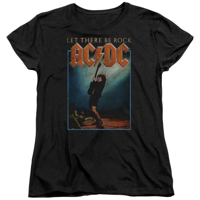 ACDC Let There Be Rock Womens T-Shirt