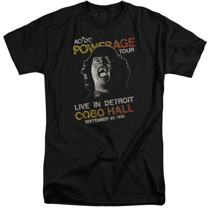 ACDC Powerage Tour Tall T-Shirt